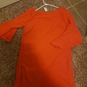 Bright Orange Dress